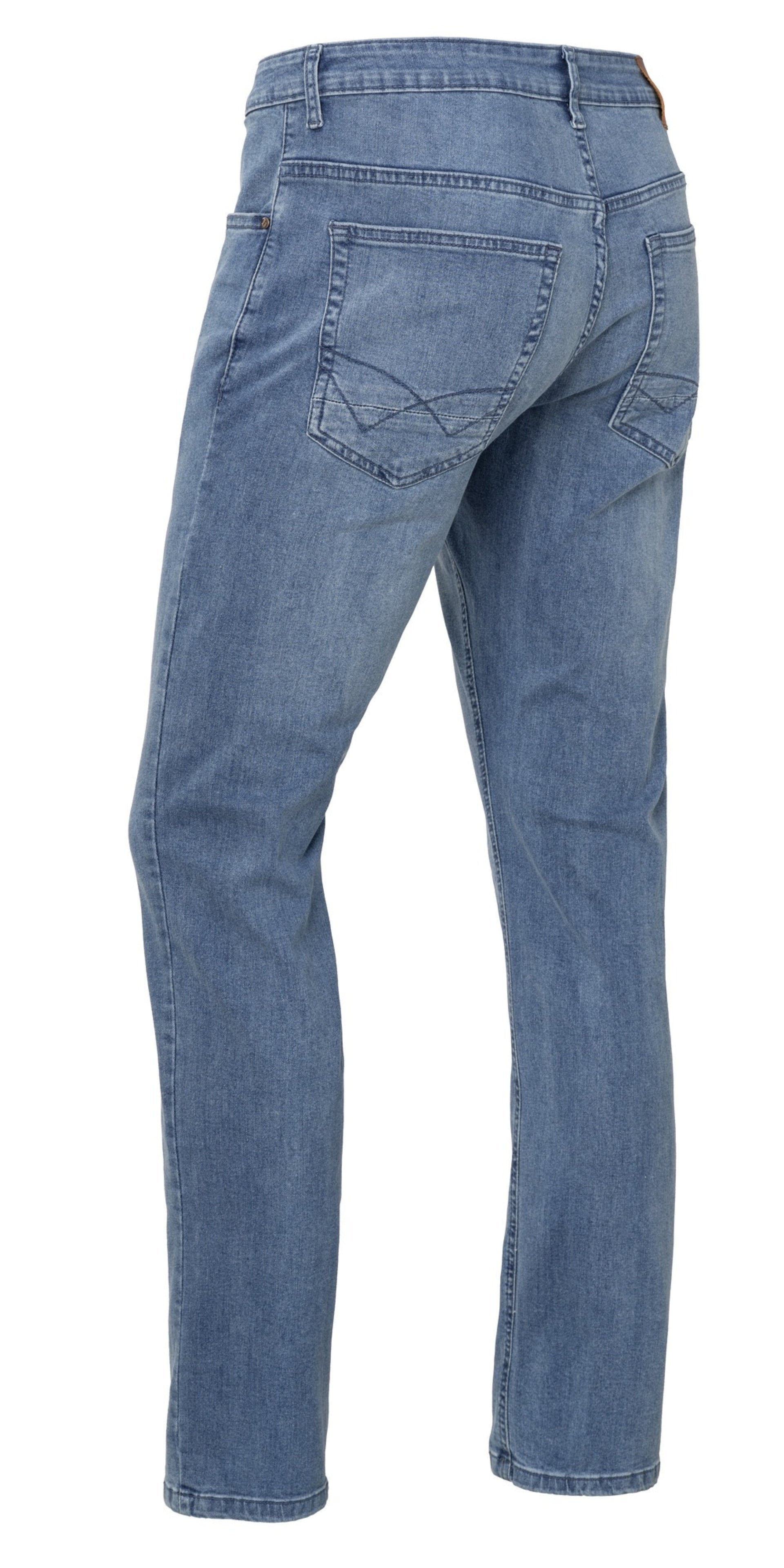 Danny Pants - Heren - C91 - Stretch Denim - Medium Blauw