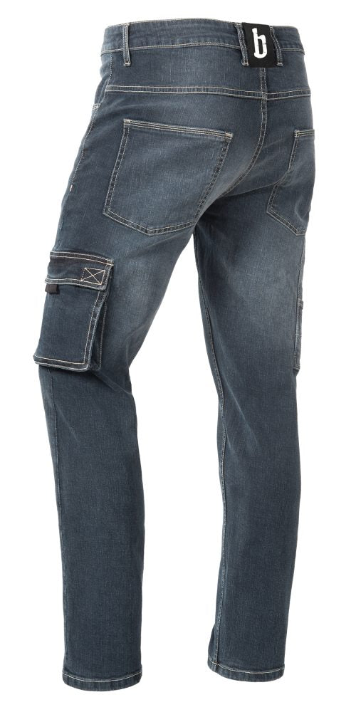 David Hose - Herren - R12 - Stretch Denim - Mittelblau