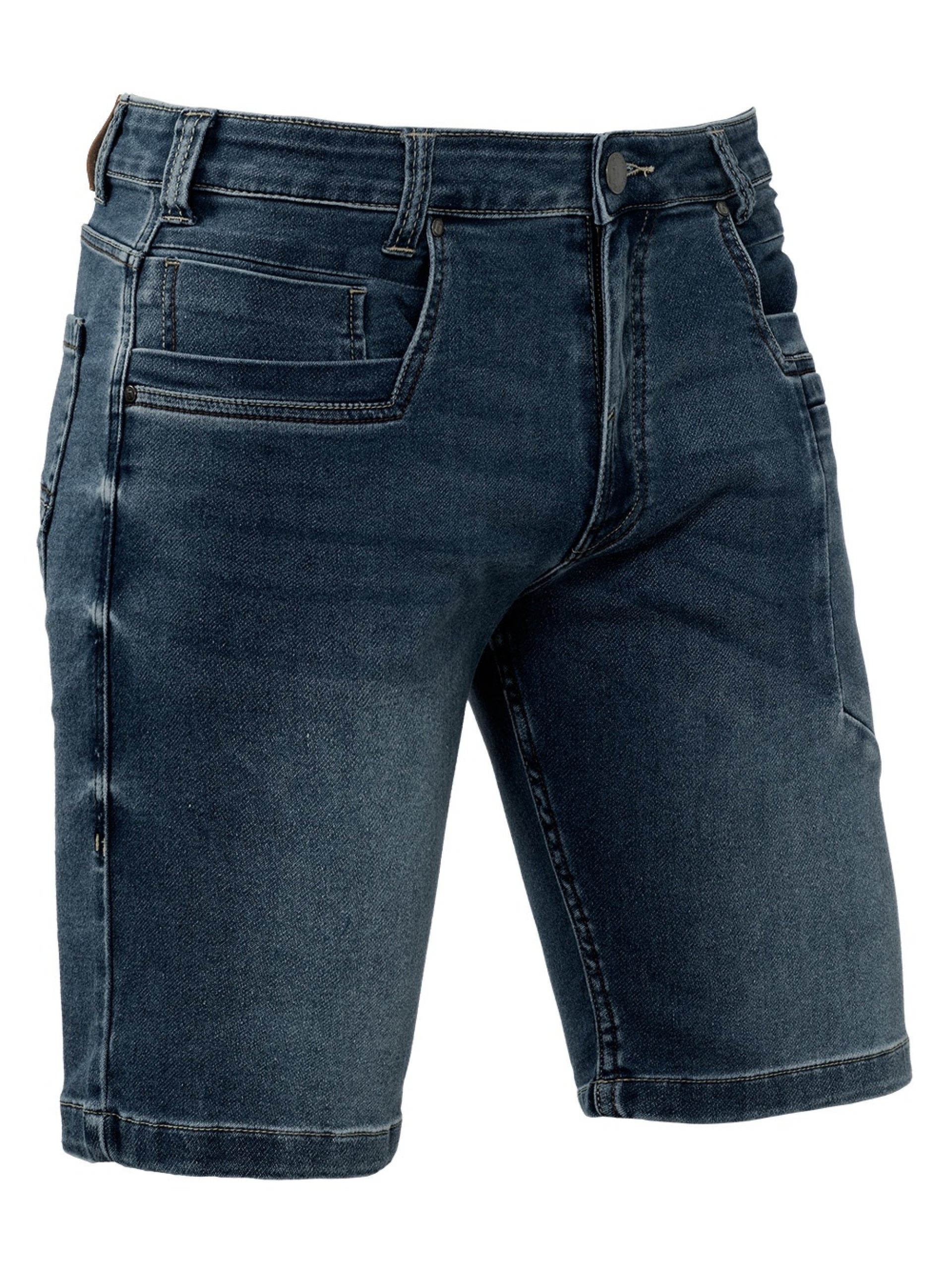 Nout Shorts - Heren - C96 - Stretch Denim - Donkerblauw