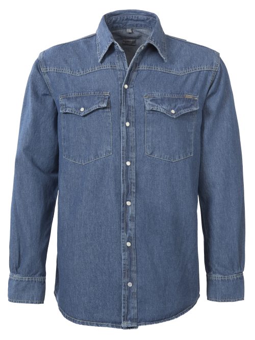 Brad Hemd - Herren - A54 - Denim