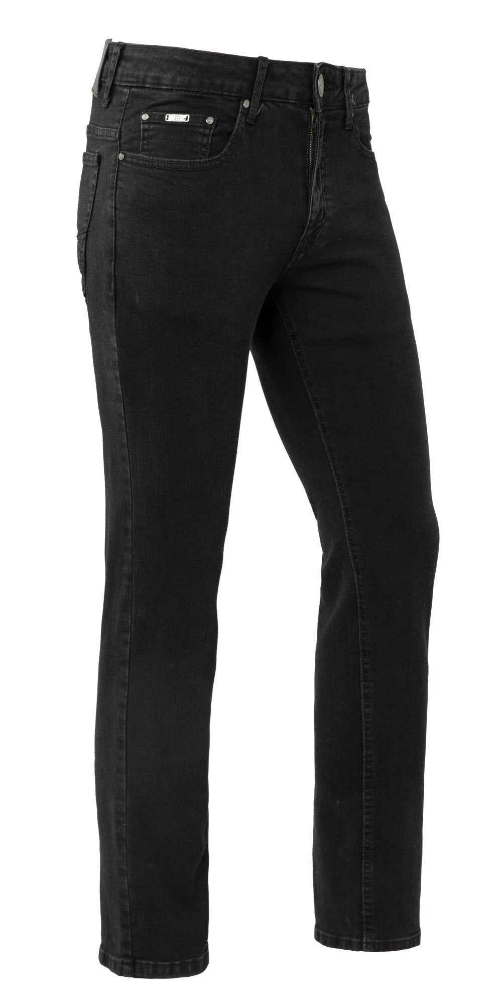 Danny Pants - Heren - C94 - Stretch Denim - Blauw Zwart