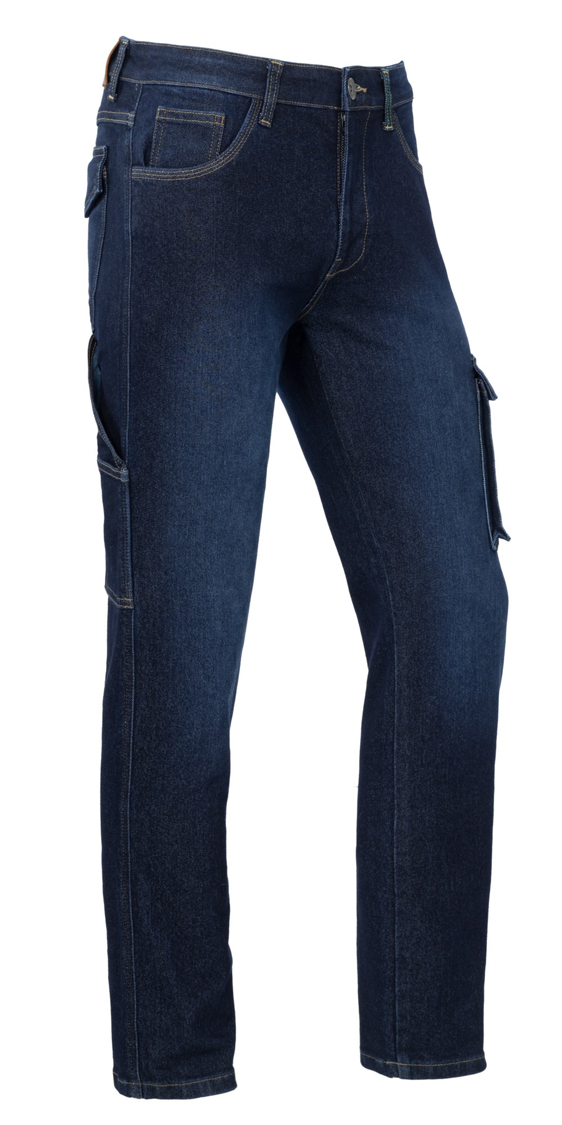 Donny Pants - Men - X34 - Stretch Denim - Dark Blue