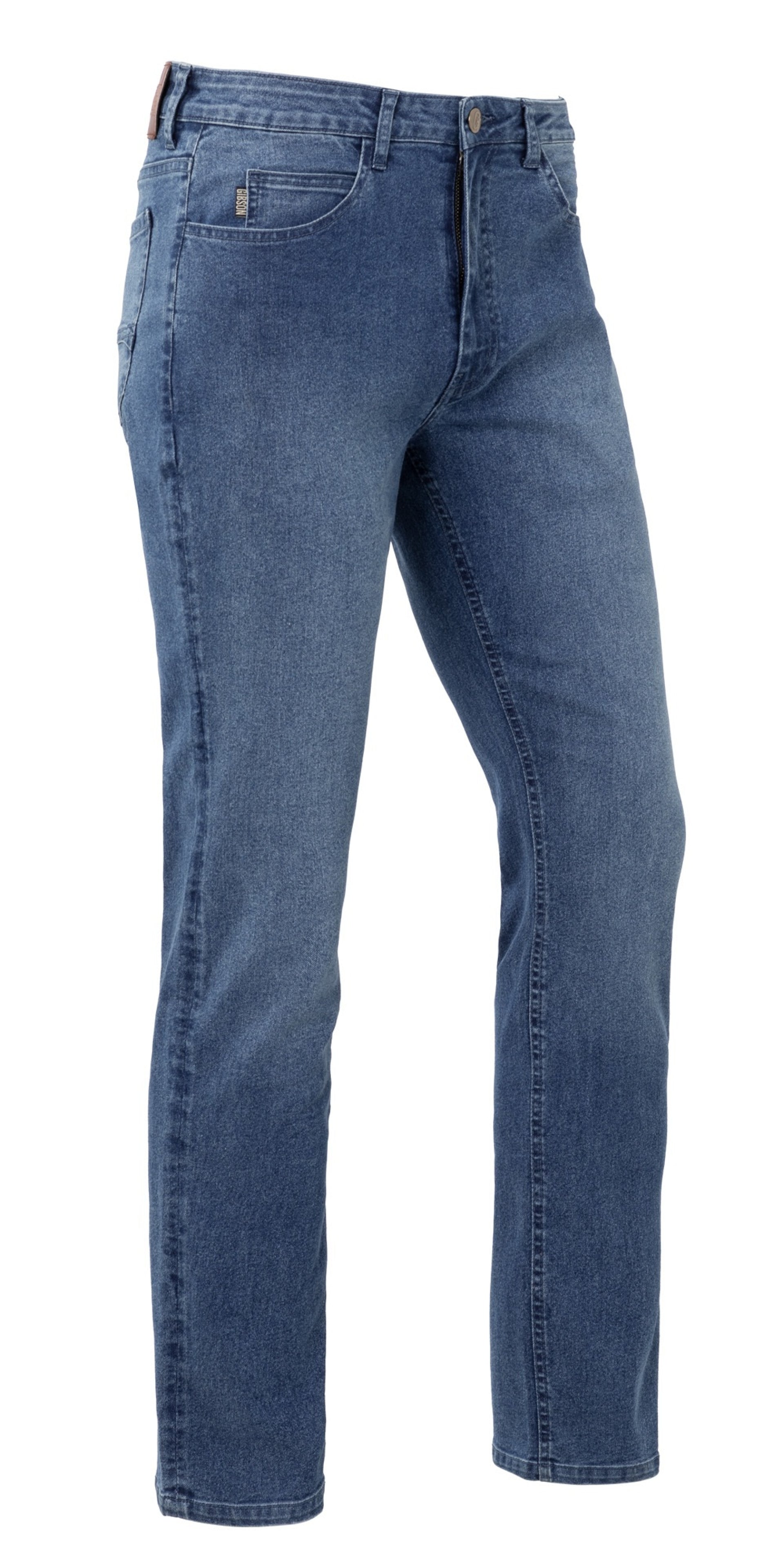 Gibson Pants - Men - A22 - Stretch Denim - Medium Blue